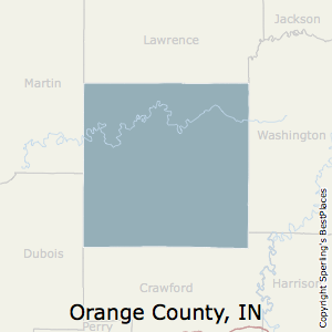 Orange,Indiana County Map