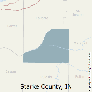 Starke,Indiana County Map
