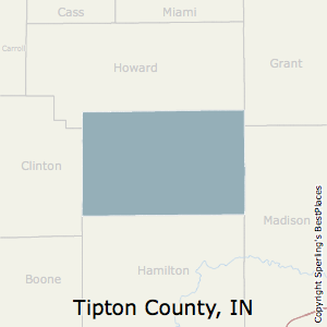 Tipton,Indiana County Map