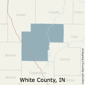 White,Indiana County Map
