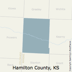 Hamilton,Kansas County Map
