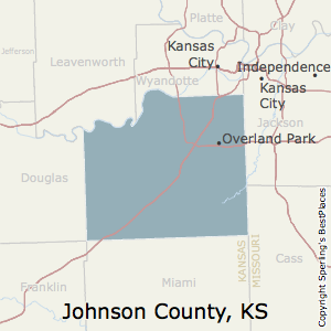 Johnson,Kansas County Map
