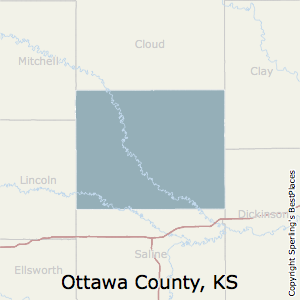 Ottawa,Kansas County Map