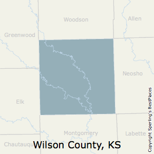 Wilson,Kansas County Map