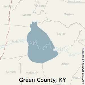 Green County Ky Map Best Places To Live In Green County, Kentucky