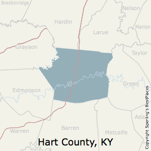 Hart County Ky Map Best Places To Live In Hart County, Kentucky