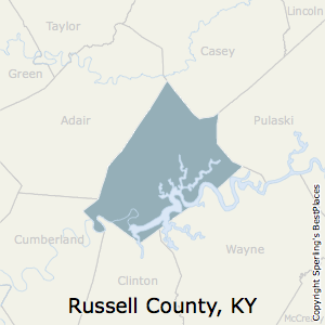 Russell County Ky Map Best Places To Live In Russell County, Kentucky