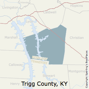 Trigg County Ky Map Best Places To Live In Trigg County, Kentucky