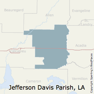 Jefferson Davis Parish Map Best Places To Live In Jefferson Davis Parish, Louisiana