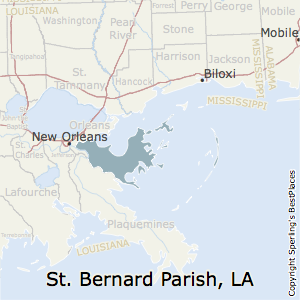 St Bernard Parish Louisiana Map Best Places To Live In Saint Bernard Parish, Louisiana