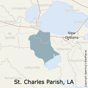 St Charles Parish Map Best Places To Live In Saint Charles Parish, Louisiana