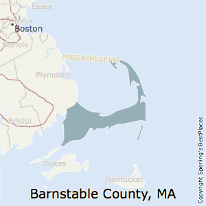 Barnstable,Massachusetts County Map
