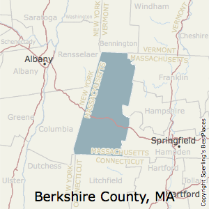 Berkshire,Massachusetts County Map