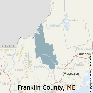 Franklin,Maine County Map