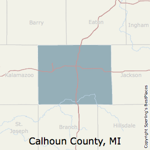 Calhoun,Michigan County Map