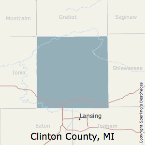 Clinton,Michigan County Map