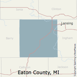 Eaton,Michigan County Map