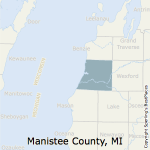 Manistee,Michigan County Map
