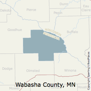 Wabasha,Minnesota County Map
