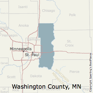 Washington,Minnesota County Map