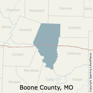 Boone County Mo Map Best Places To Live In Boone County, Missouri