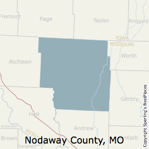 Nodaway,Missouri County Map