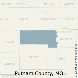 Putnam,Missouri County Map