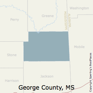 George County Ms Map Best Places To Live In George County, Mississippi