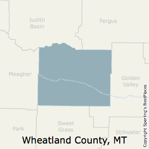 Wheatland,Montana County Map
