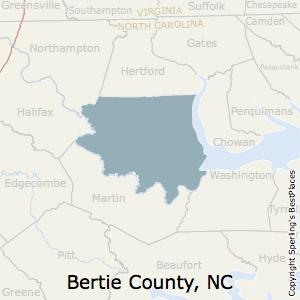 Bertie,North Carolina County Map