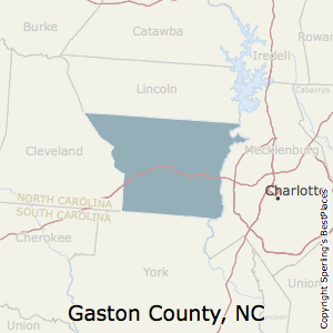 Gaston County Zip Code Map