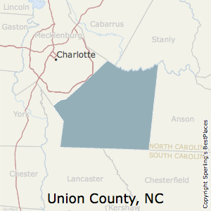 Union,North Carolina County Map