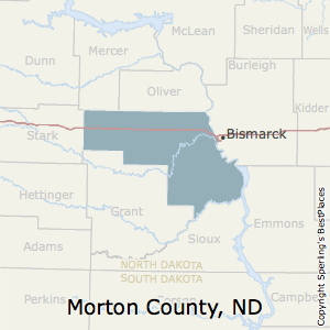 Morton,North Dakota County Map