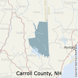 Carroll,New Hampshire County Map