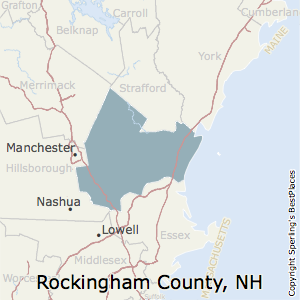 Rockingham,New Hampshire County Map