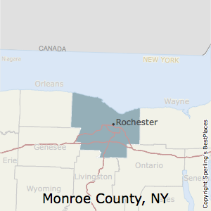 Monroe,New York County Map