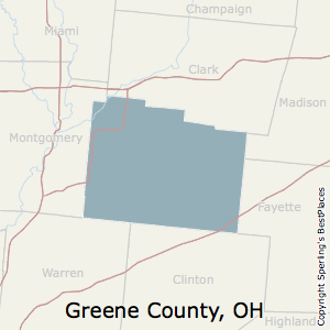 Greene,Ohio County Map