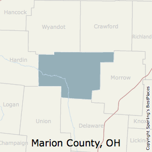 Marion,Ohio County Map