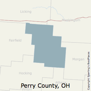 Perry,Ohio County Map