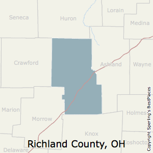 Richland,Ohio County Map
