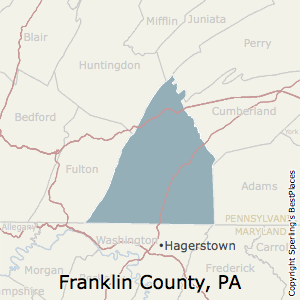 Franklin,Pennsylvania County Map