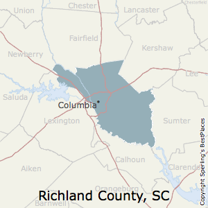 Richland,South Carolina County Map
