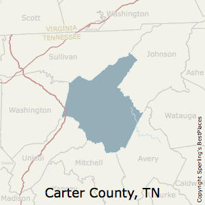 Carter County Tn Map Best Places To Live In Carter County, Tennessee