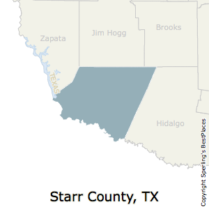 Starr,Texas County Map