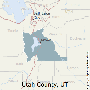 Utah,Utah County Map