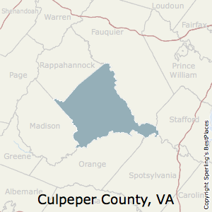 Map Of Culpeper County Va Best Places To Live In Culpeper County, Virginia