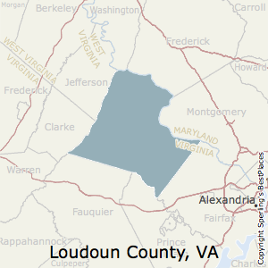 Loudoun,Virginia County Map