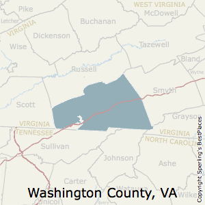 Washington County Va Map Best Places To Live In Washington County, Virginia