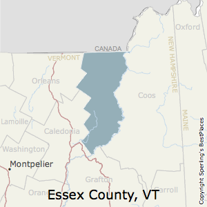 Essex,Vermont County Map