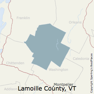 Lamoille,Vermont County Map